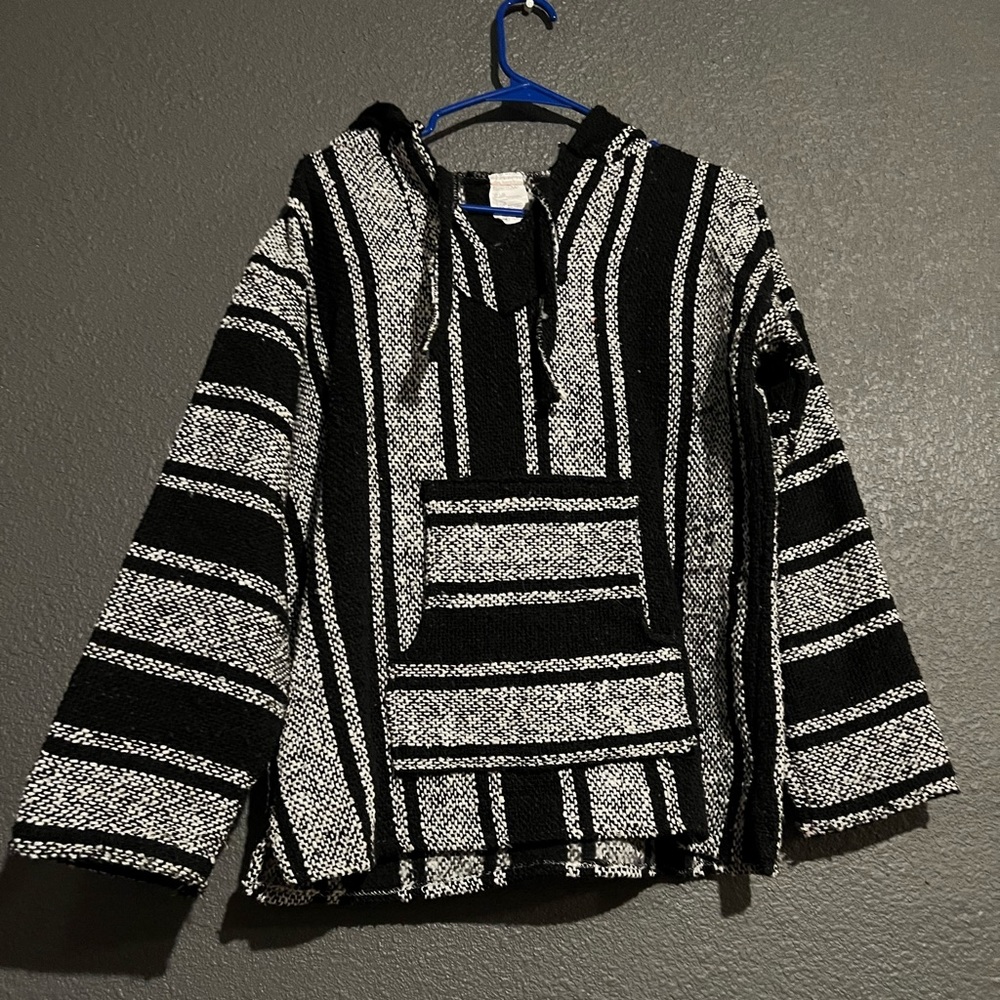 Knitted hoodie
